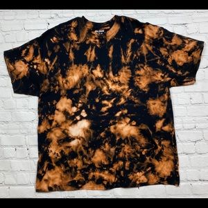 One of a Kind Black Reverse Tie Dye T Shirt